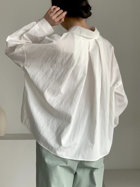 러브모션nb 언발 루즈핏 뒷주름 모달 셔츠 남방 봄옷 4color